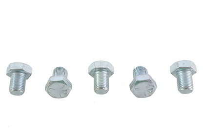 Zinc Hex Cap Bolts 3/8-24 x 1/2
