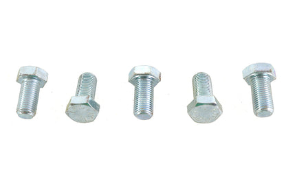 Zinc Hex Cap Bolts 3/8-24 x 3/4