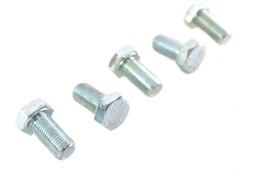 Zinc Hex Cap Bolts 3/8-24 x 3/4