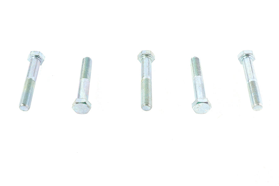 Zinc Hex Cap Bolts 3/8-24 x 2-1/4