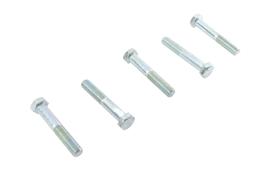 Zinc Hex Cap Bolts 3/8-24 x 2-1/4