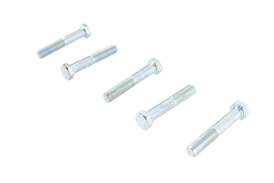 Zinc Hex Cap Bolts 3/8-24 x 2-1/4