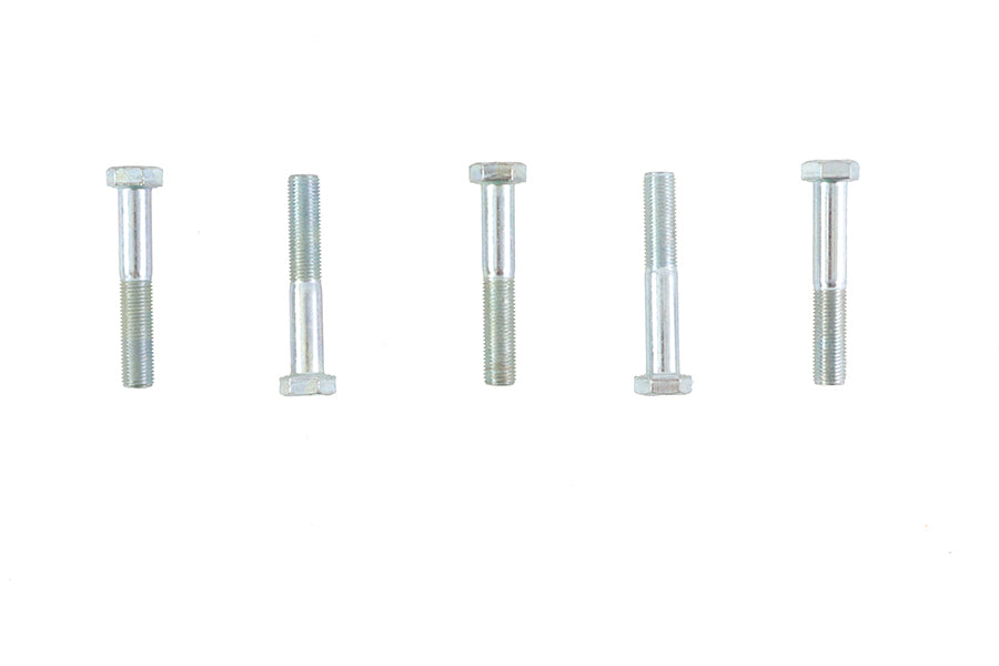 Zinc Hex Cap Bolts 3/8-24 x 2-1/4