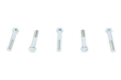 Zinc Hex Cap Bolts 3/8-24 x 2-1/2