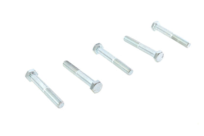 Zinc Hex Cap Bolts 3/8-24 x 2-1/2