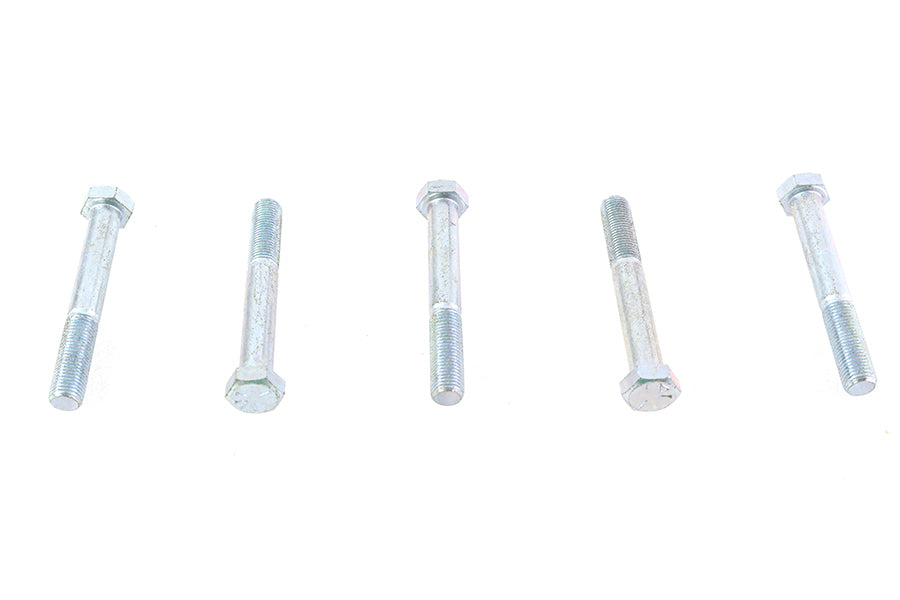 Zinc Hex Cap Bolts 3/8-24 x 2-3/4