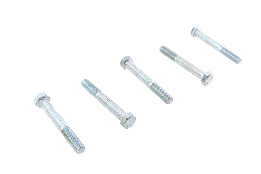 Zinc Hex Cap Bolts 3/8-24 x 2-3/4