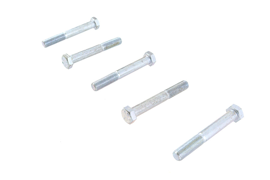 Zinc Hex Cap Bolts 3/8-24 x 2-3/4