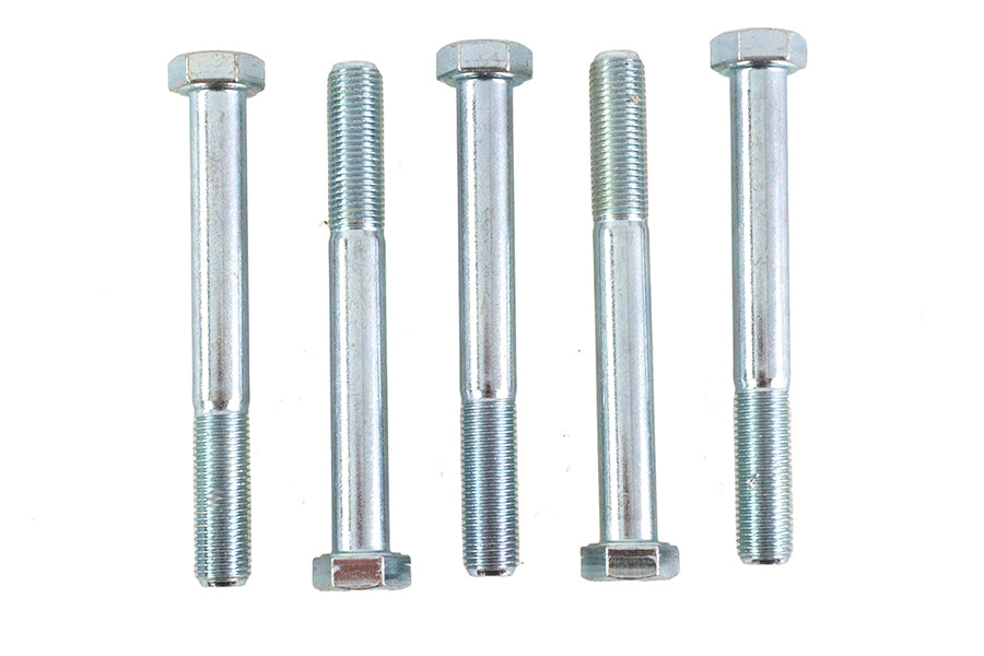 Zinc Hex Cap Bolts 3/8-24 x 3-1/4