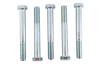 Zinc Hex Cap Bolts 3/8-24 x 3-1/4