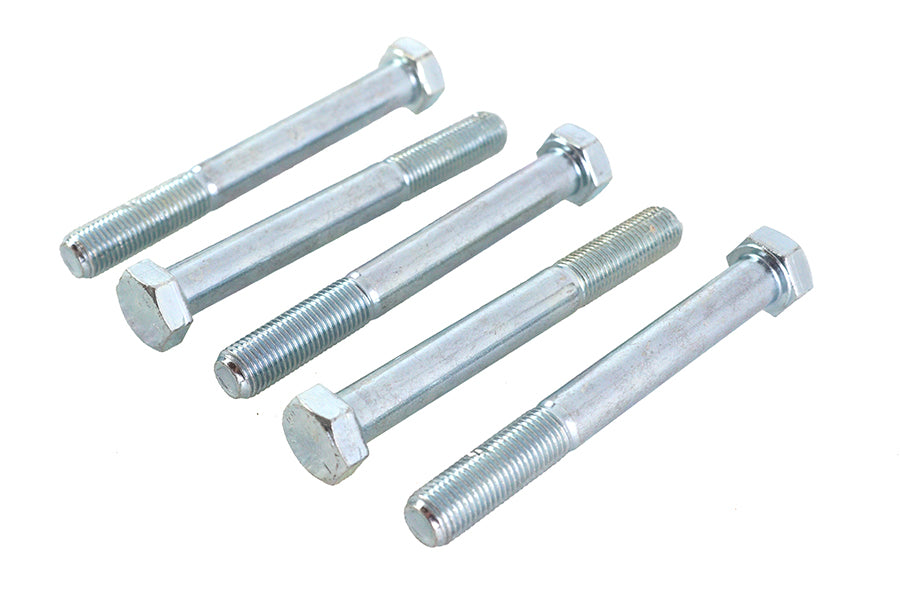 Zinc Hex Cap Bolts 3/8-24 x 3-1/4