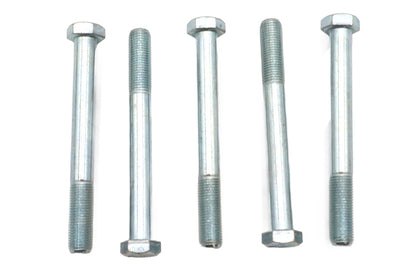 Zinc Hex Cap Bolts 3/8-24 x 3-1/2