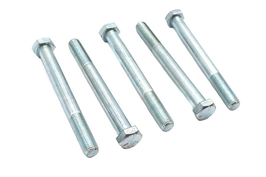 Zinc Hex Cap Bolts 3/8-24 x 3-1/2