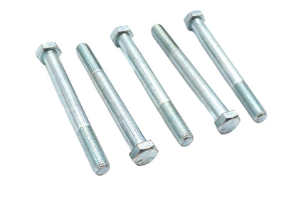 Zinc Hex Cap Bolts 3/8-24 x 3-1/2
