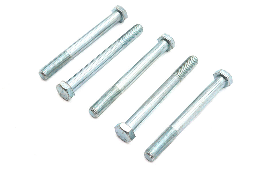 Zinc Hex Cap Bolts 3/8-24 x 3-1/2