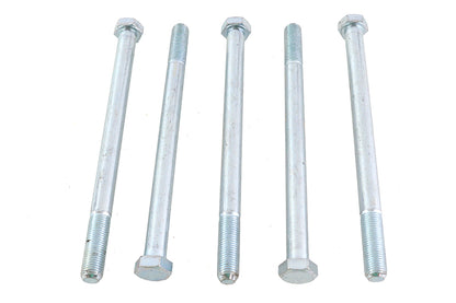 Zinc Hex Cap Bolts 3/8-24 x 5-1/2