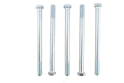 Zinc Hex Cap Bolts 3/8-24 x 5-1/2