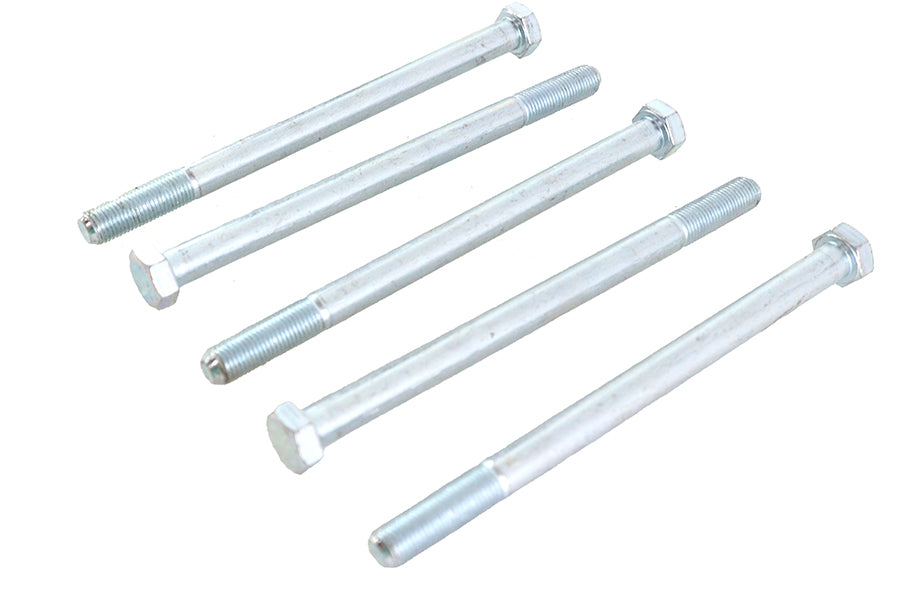 Zinc Hex Cap Bolts 3/8-24 x 5-1/2