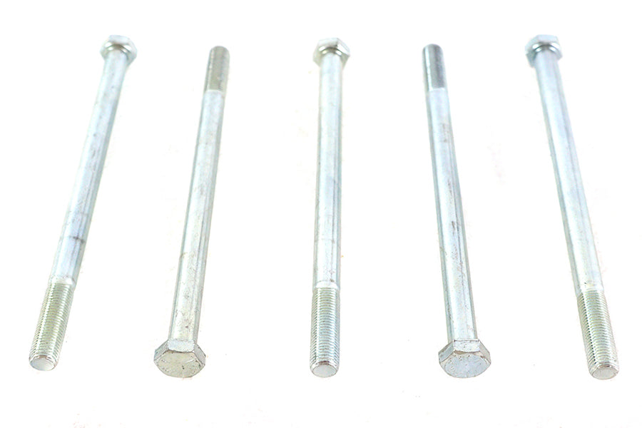 Zinc Hex Cap Bolts 3/8-24 x 6