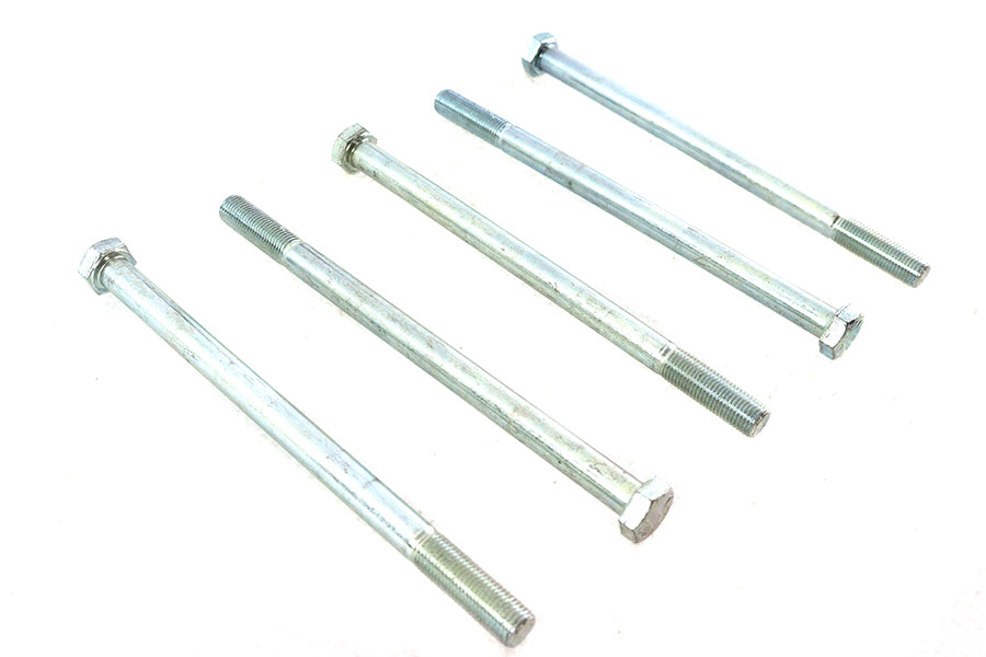 Zinc Hex Cap Bolts 3/8-24 x 6
