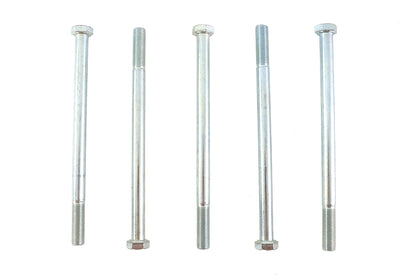 Zinc Hex Cap Bolts 3/8-24 x 6