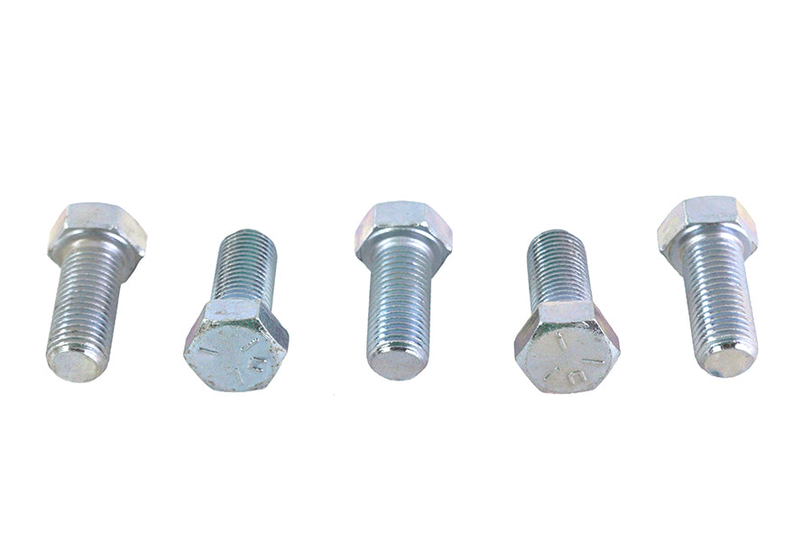 Zinc Hex Cap Bolts 7/16-20 x 1