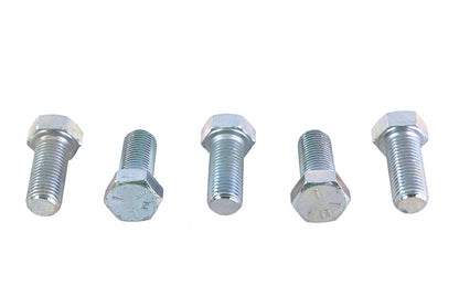 Zinc Hex Cap Bolts 7/16-20 x 1