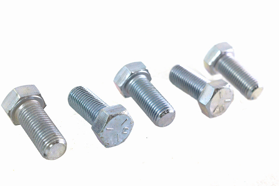 Zinc Hex Cap Bolts 7/16-20 x 1