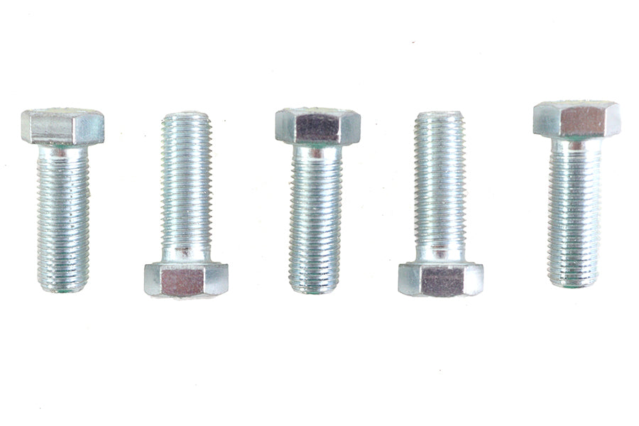 Zinc Hex Cap Bolts 7/16-20 x 1-1/4