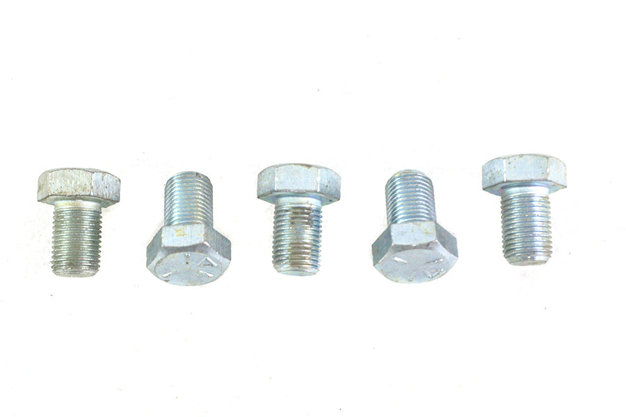 Zinc Hex Cap Bolts 1/2-20 x 3/4