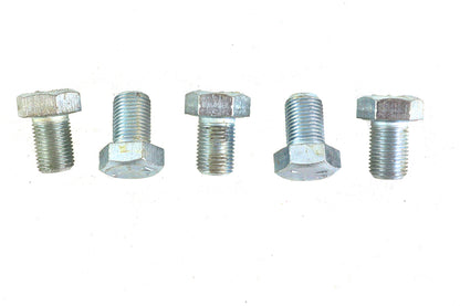 Zinc Hex Cap Bolts 1/2-20 x 3/4