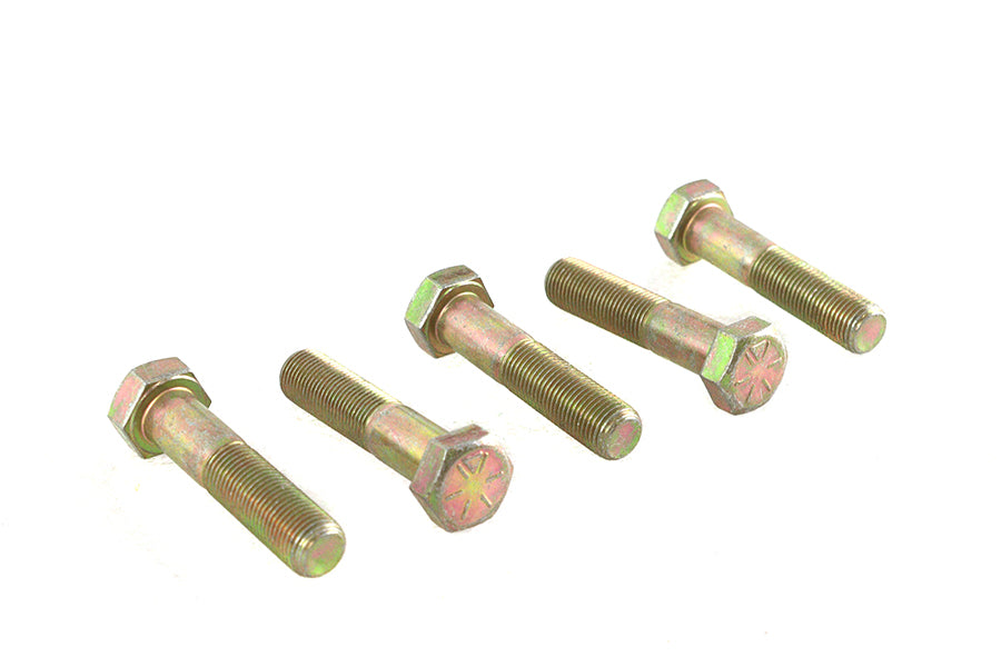 Zinc Hex Cap Bolts 1/2-20 x 2-1/4