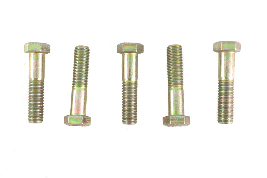 Zinc Hex Cap Bolts 1/2-20 x 2-1/4