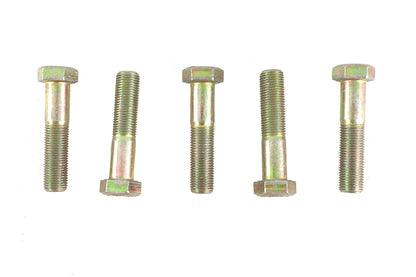 Zinc Hex Cap Bolts 1/2-20 x 2-1/4