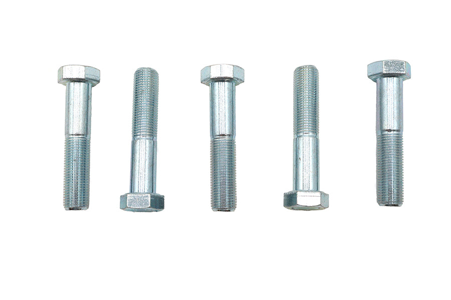 Zinc Hex Cap Bolts 1/2-20 x 2-1/2