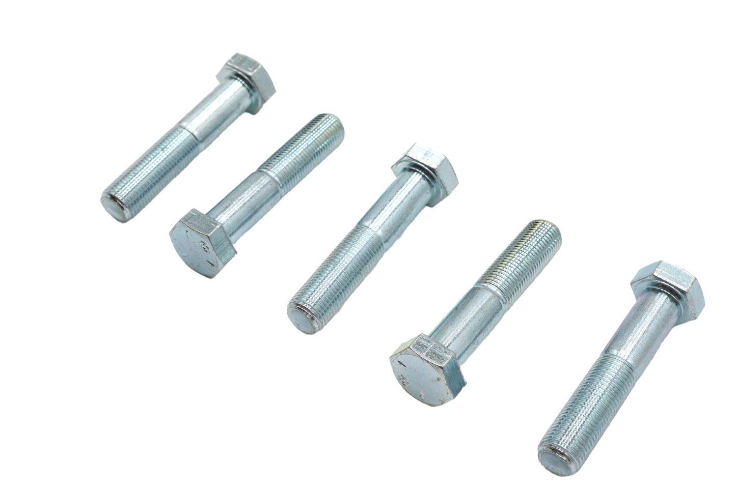 Zinc Hex Cap Bolts 1/2-20 x 2-1/2