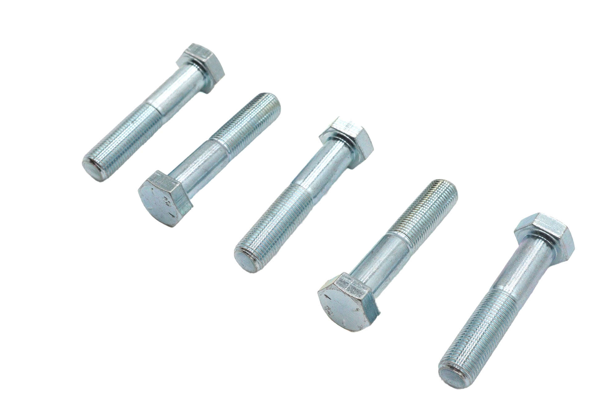 Zinc Hex Cap Bolts 1/2-20 x 2-1/2