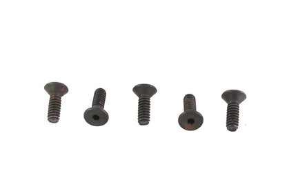 Allen Flat Head Screws Black 6-32 x 7/16",Y