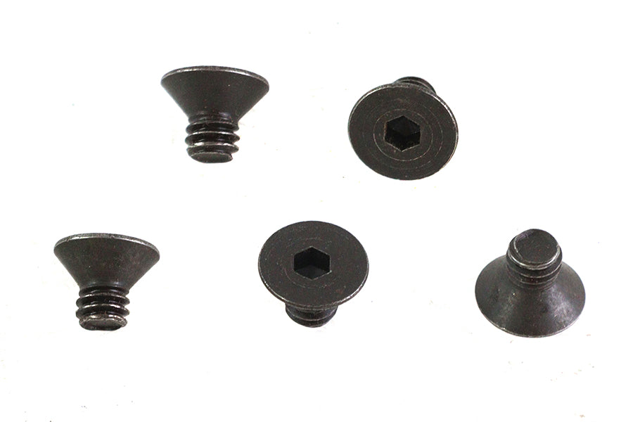 Allen Flat Head Screws Black 1/4-20 x 3/8