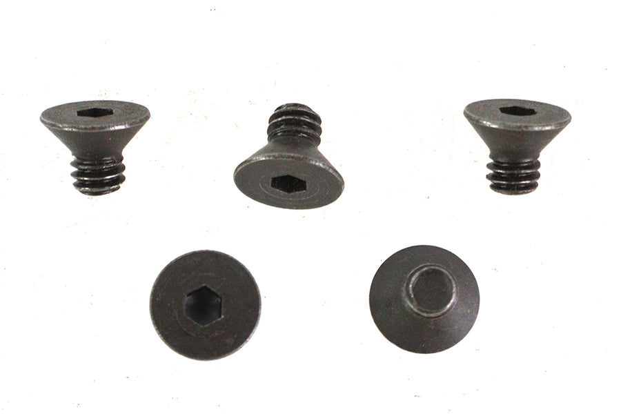 Allen Flat Head Screws Black 1/4-20 x 3/8