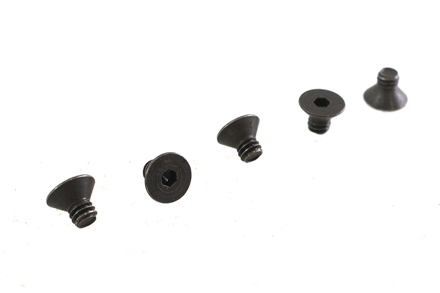 Allen Flat Head Screws Black 1/4-20 x 3/8