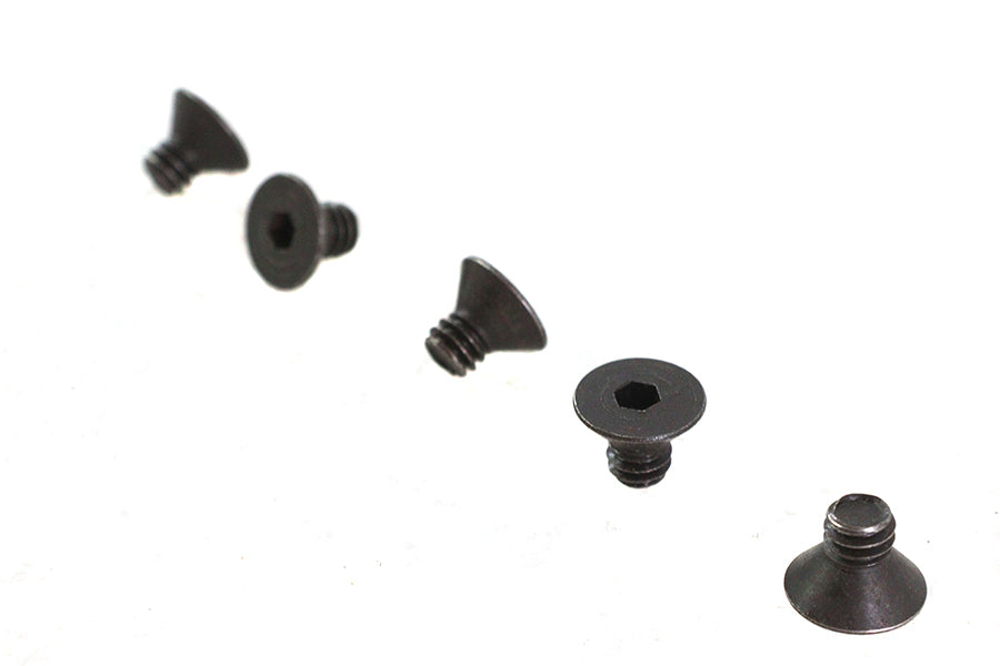 Allen Flat Head Screws Black 1/4-20 x 3/8
