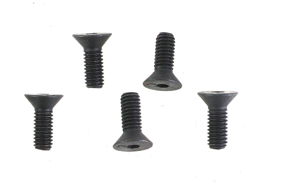 Allen Flat Head Screws Black 5/16-18 x 5/8
