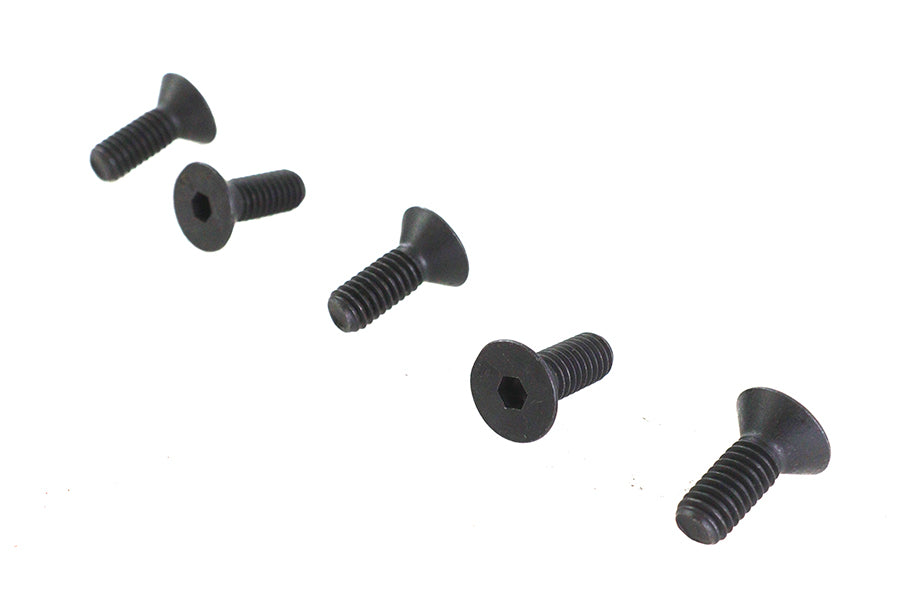 Allen Flat Head Screws Black 5/16-18 x 5/8