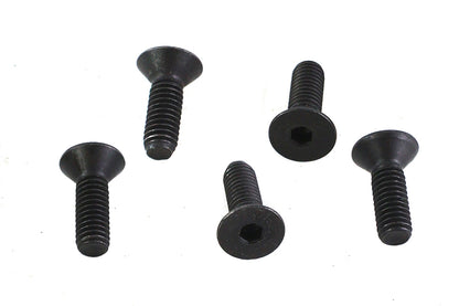 Allen Flat Head Screws Black 5/16-18 x 1