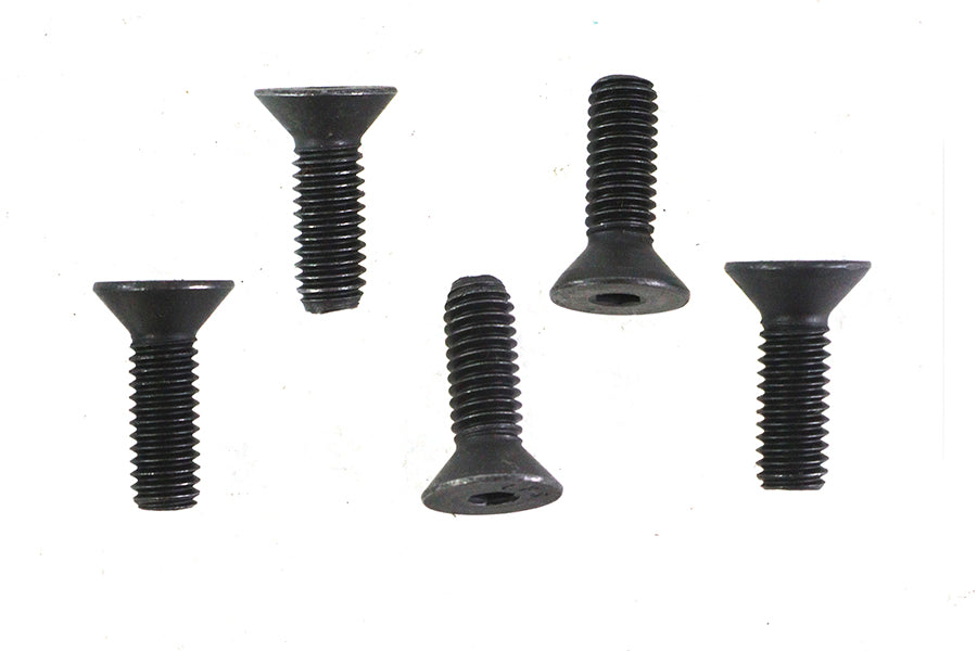 Allen Flat Head Screws Black 5/16-18 x 1