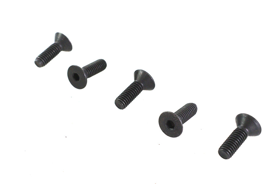 Allen Flat Head Screws Black 5/16-18 x 1