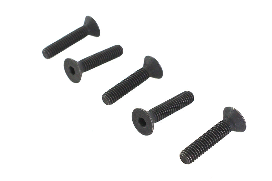 Allen Flat Head Screws Black 5/16-18 x 1-1/2