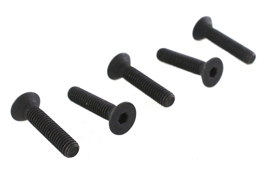 Allen Flat Head Screws Black 5/16-18 x 1-1/2