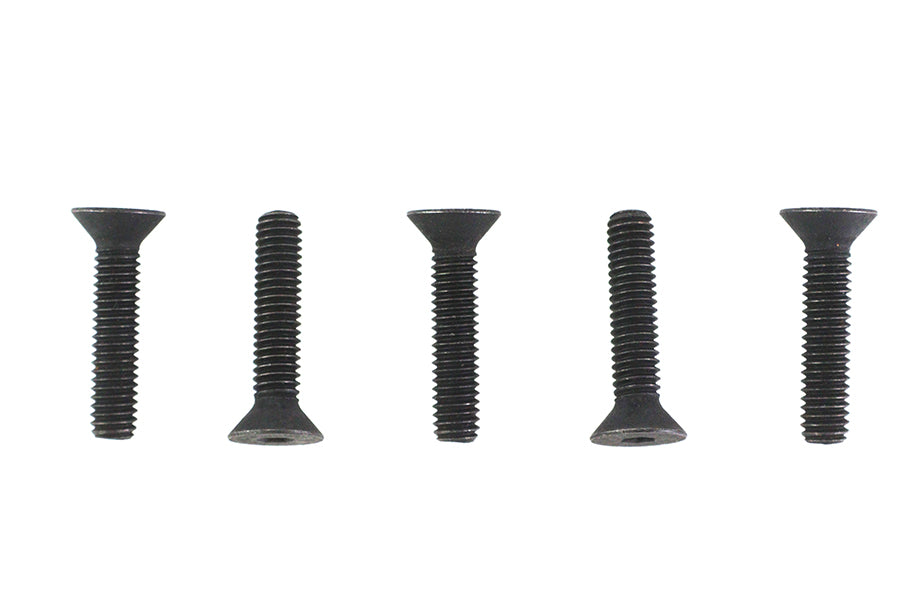 Allen Flat Head Screws Black 5/16-18 x 1-1/2